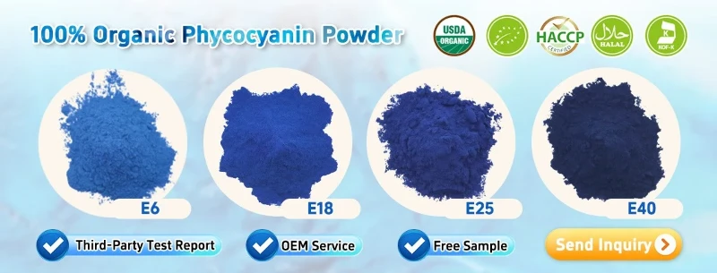 100% Organic Phycocyanin Powder 100% Organic Phycocyanin Powder